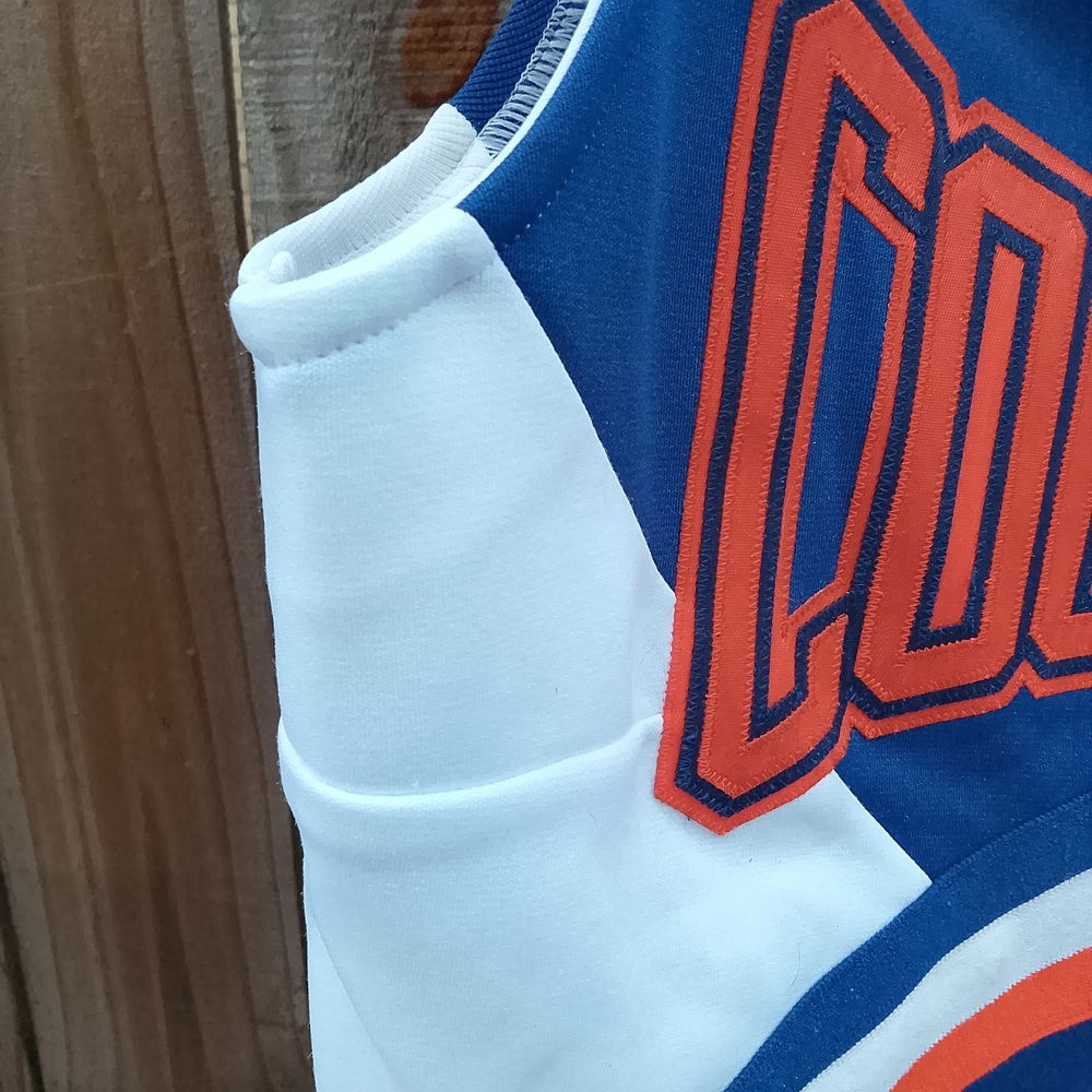 CIUGARS Varsity Blue & Orange Athletic Cheerleading Top or Halloween Costume XS - Picture 9 of 11